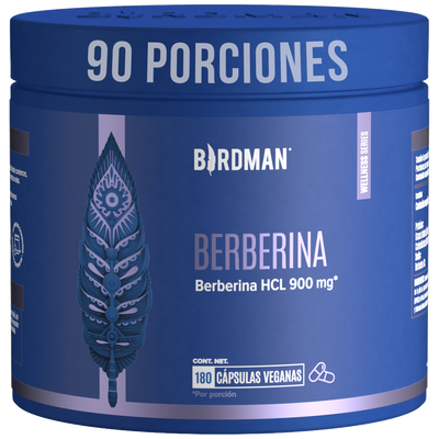 Berberina HCL 900mg - 180 Cápsulas