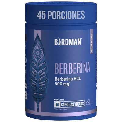 Berberina HCL - 90 Cápsulas - 45 Porciones - PACK
