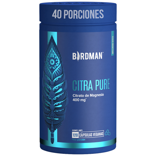 Citrato de Magnesio - 120 Cápsulas - 40 Porciones Pack