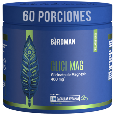 Glicinato de Magnesio 400mg - 240 Cápsulas