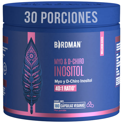 Myo & D-Chiro Inositol - 180 Cápsulas - 30 Porciones - Pack