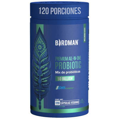 Premium All-In-One Probiotic - Probióticos con 50 Billones de UFC - 120 Cápsulas