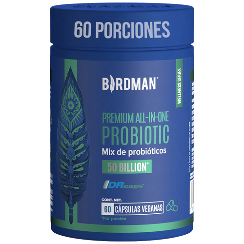 Premium All-In-One Probiotic - Probióticos con 50 Billones de UFC - 60 Cápsulas
