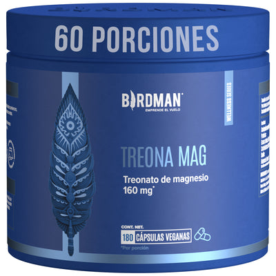 Treonato de Magnesio - 180 Cápsulas - 60 Porciones - Pack
