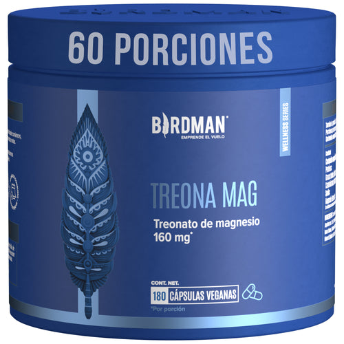 Treonato de Magnesio - 180 Cápsulas - 60 Porciones - Pack