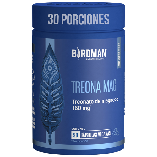 Treonato de Magnesio 160mg - 90 Cápsulas