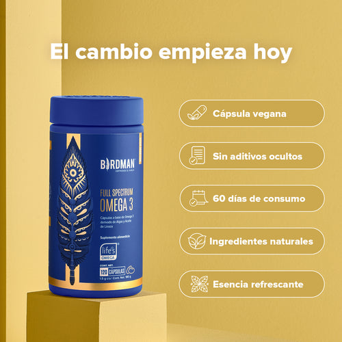 Full Spectrum Omega 3 - 120 Cápsulas - 60 Porciones - Pack