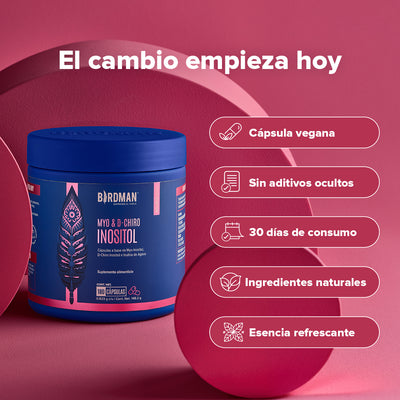 Myo & D-Chiro Inositol - Ratio 40:1 - 180 Cápsulas
