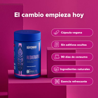 Resveratrol 300mg - 90 Cápsulas