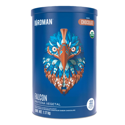 Falcon Protein: Proteína Vegana Orgánica en Polvo - Chocolate 1.17 kg