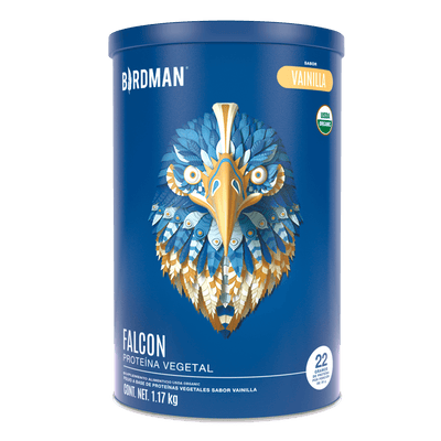 Falcon Protein: Proteína Vegana Orgánica en Polvo - Vainilla 1.17 kg