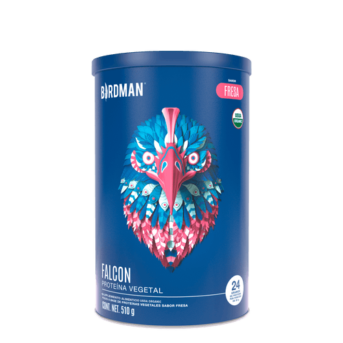 Falcon Protein Fresa 510 g - 17 Servicios - Pack