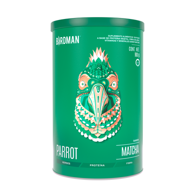 Parrot Greens & Protein Proteína en Polvo con Verdes & Vitaminas - Matcha 900 g