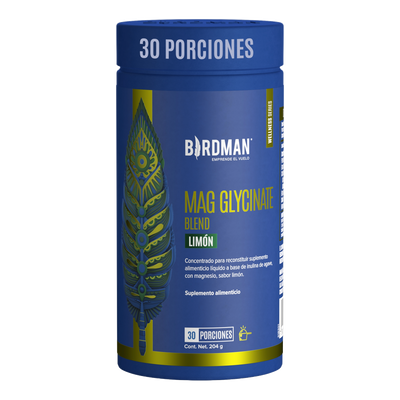 Mag Glycinate Blend - Glicinato y Citrato de Magnesio - Sabor Limón - 30 Porciones
