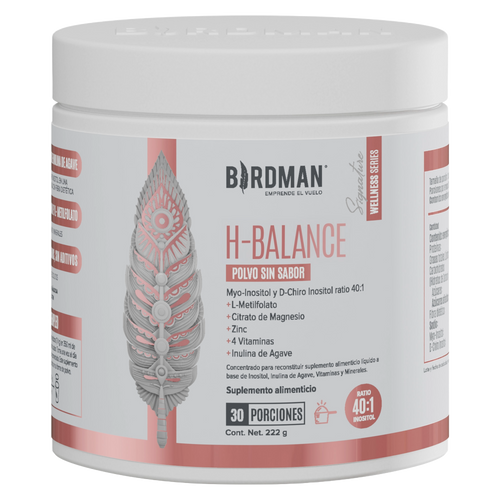 H-Balance - Inositol con Magnesio y Vitaminas - Sin Sabor - 222g