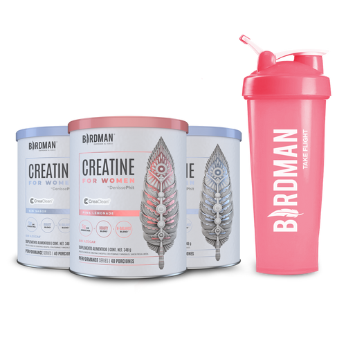 Creatine for Women 3 Pack + Shaker
