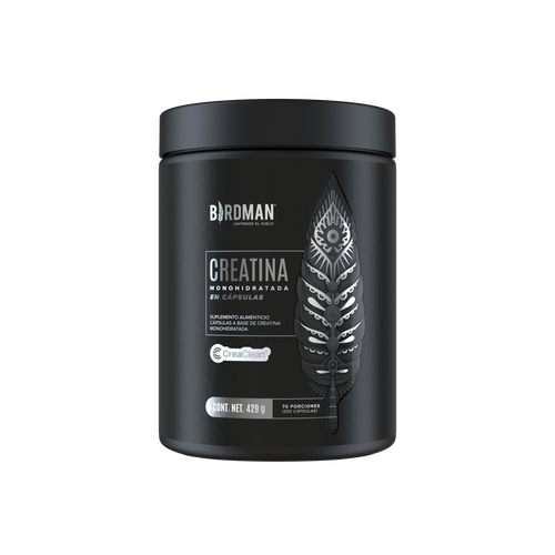 Creatina Monohidratada en Cápsulas 350 Cápsulas, Preworkout, 70 Porciones, Sin Sabor