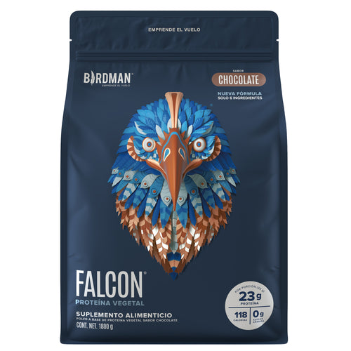 Falcon Protein - Proteína Vegana en Polvo - Chocolate 1.8 kg