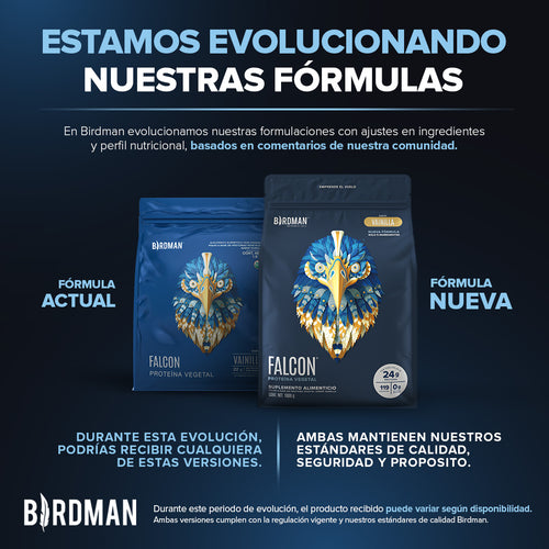 Falcon Protein - Proteína Vegana en Polvo - Vainilla 1.8 kg