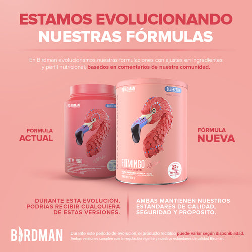 Fitmingo Protein Proteína en Polvo con Inositol & Vitaminas - Blueberry 1.02kg
