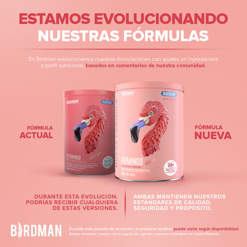 Fitmingo Protein Proteína en Polvo con Inositol & Vitaminas - Blueberry 510 g