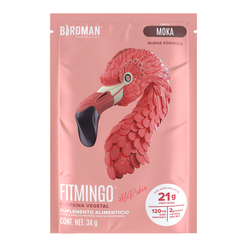 Fitmingo Protein Proteína en Polvo con Inositol & Vitaminas - Moka 10 pack sobres