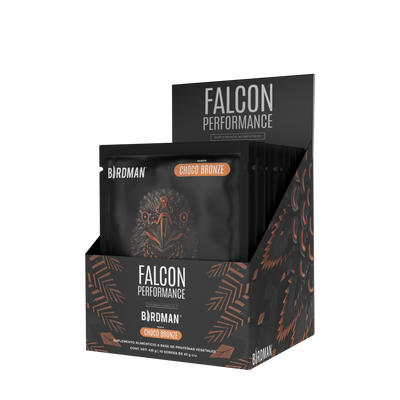 Falcon Performance Proteína en Polvo con Creatina & BCAAs - Choco Bronze 10 Pack Sobres