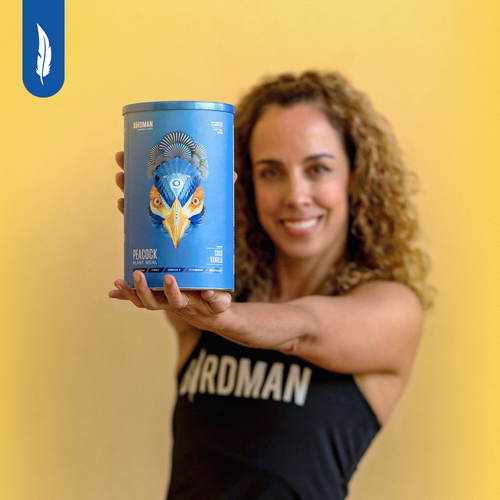 Peacock Plant Meal Proteína en Polvo con 11 Vitaminas & Omega 3 - Coco Vainilla 882 g