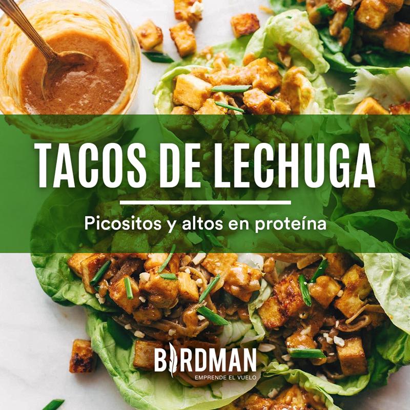 Tacos de Lechuga Picositos y Altos en Proteína | VidaBirdman