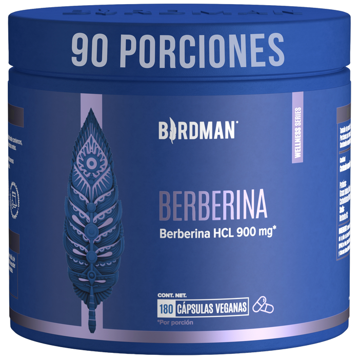 Berberina HCL - 180 Cápsulas - 90 Porciones