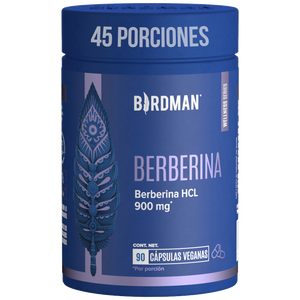 Berberina HCL 900mg - 90 Cápsulas