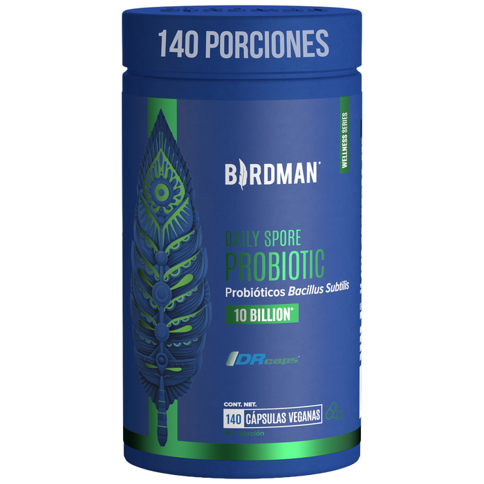 Daily Spore Probiotic - Probióticos con 10 Billones de UFC - 140 Cápsulas - 140 Porciones