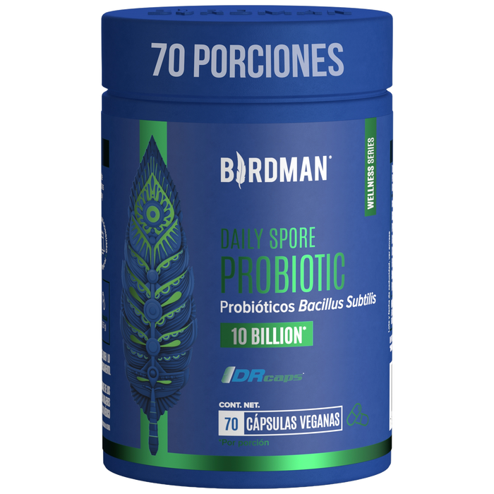 Daily Spore Probiotic - Probióticos con 10 Billones de UFC - 70 Cápsulas - 70 Porciones
