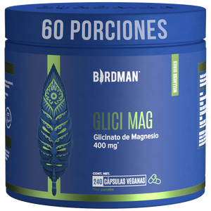 Glicinato de Magnesio 400mg - 240 Cápsulas