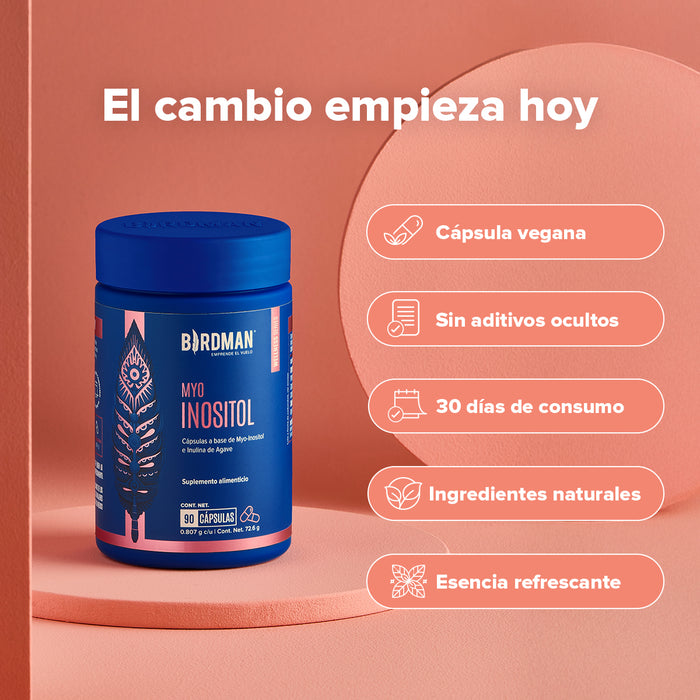 Myo-Inositol - 90 Cápsulas - 30 Porciones