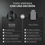 Creatina Monohidratada en Cápsulas - 50 Porciones - 250 Cápsulas
