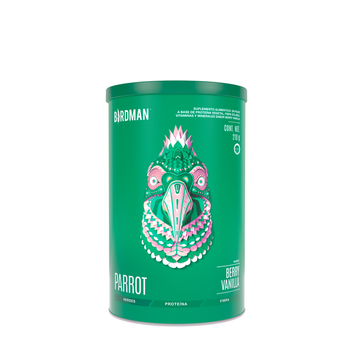Parrot Greens & Protein Berry Vainilla 210 g