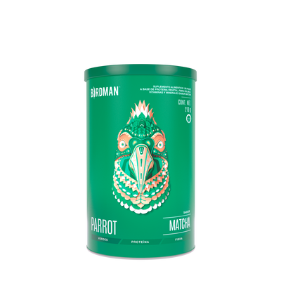 Parrot Greens & Protein Matcha 210 g - 7 Servicios