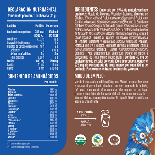 Falcon Protein Chocolate 12 Pack Sobres