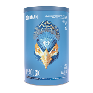 Peacock Plant Meal Proteína en Polvo con 11 Vitaminas & Omega 3 - Coco Vainilla 882 g