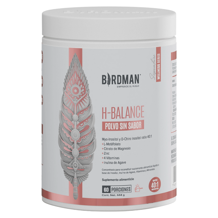 H-Balance: Inositol con Magnesio y Vitaminas - Sin Sabor - 444g