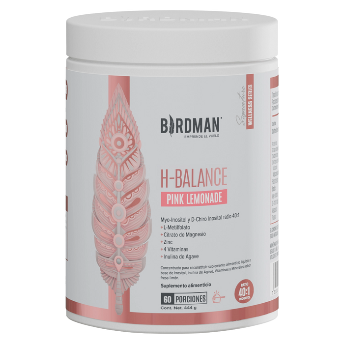H-Balance: Inositol con Magnesio y Vitaminas - Pink Lemonade - 444g