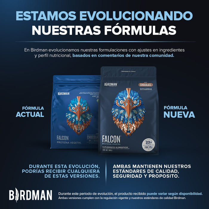 Falcon Protein: Proteína Vegana Orgánica en Polvo - Chocolate 1.8 kg