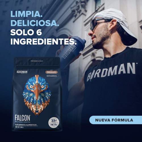 Falcon Protein: Proteína Vegana en Polvo - Chocolate 1.8 kg