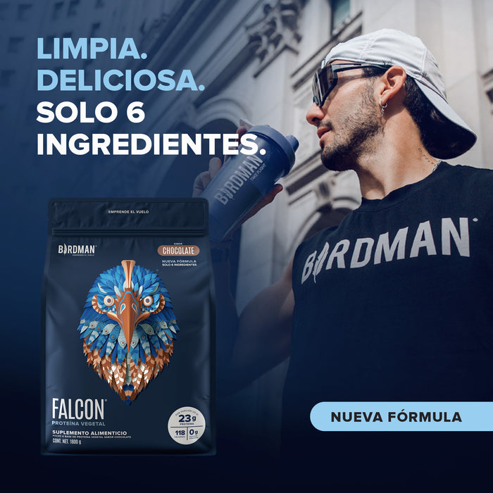Falcon Protein: Proteína Vegana en Polvo - Chocolate 1.8 kg