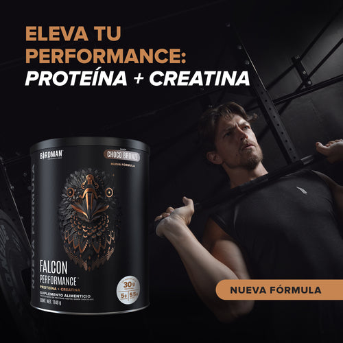 Falcon Performance Proteína en Polvo con Creatina & BCAAs - Choco Bronze 1.14 kg