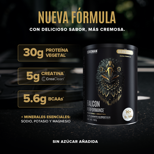 Falcon Performance Proteína en Polvo con Creatina & BCAAs - Golden Vanilla 1.14 kg