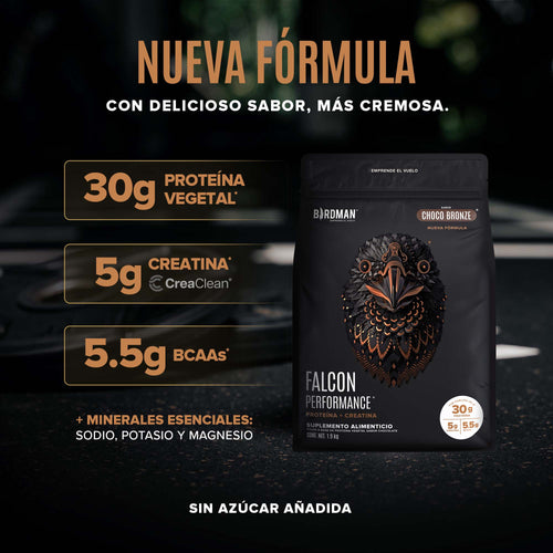Falcon Performance Proteína en Polvo con Creatina & BCAAs - Choco Bronze 1.9 kg