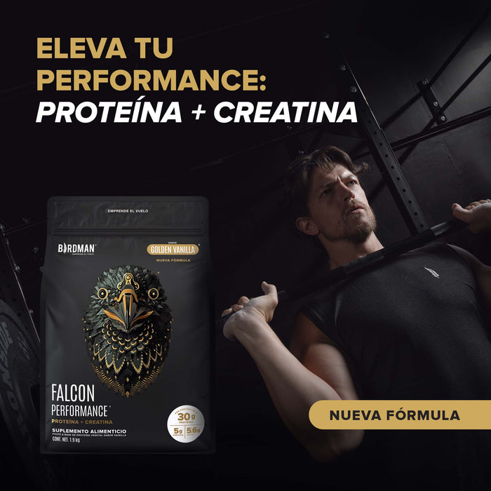 Falcon Performance Proteína en Polvo con Creatina & BCAAs - Golden Vanilla 1.9 kg