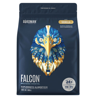 Falcon Protein: Proteína Vegana en Polvo - Vainilla 1.8 kg